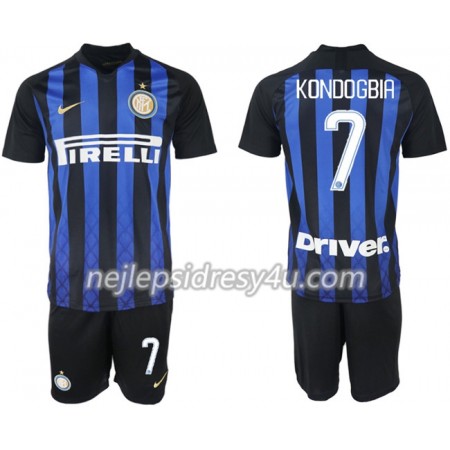 Fotbalový Dres Inter Milán KONDOGBIA 7 Dětské Domácí 2018/19